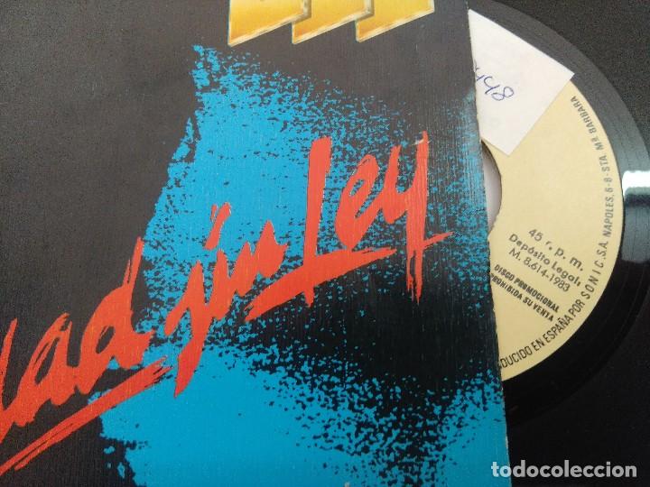 Discos de vinilo: LUZ/CIUDAD SIN LEY/SINGLE PROMOCIONAL. - Foto 2