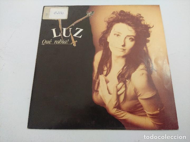 Discos de vinilo: LUZ/QUE RABIA/SINGLE PROMOCIONAL. - Foto 1