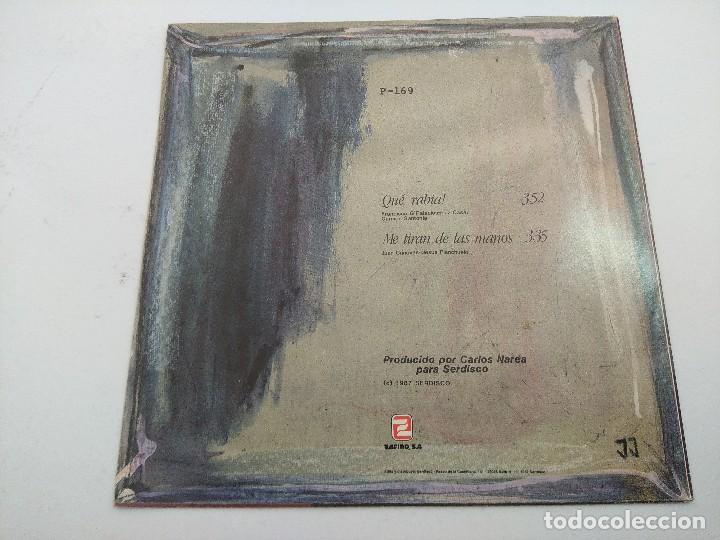 Discos de vinilo: LUZ/QUE RABIA/SINGLE PROMOCIONAL. - Foto 3