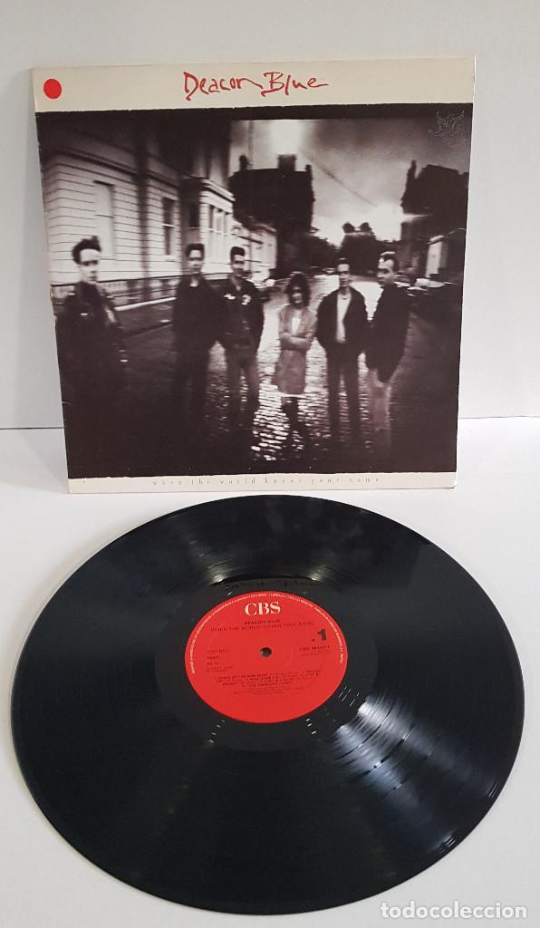 Discos de vinilo: DEACON BLUE WHEN THE WORLD KNOWS YOUR NAME - Foto 1