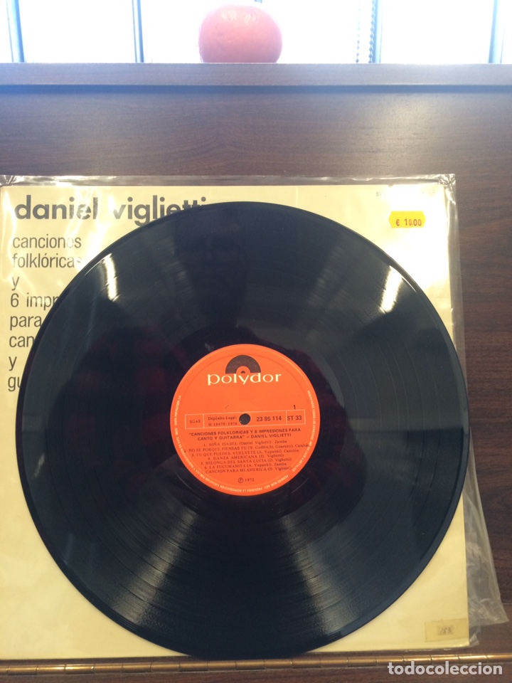 Discos de vinilo: DANIEL VIGLIETTI. Canciones Folkl&oacute;ricas. - Foto 3