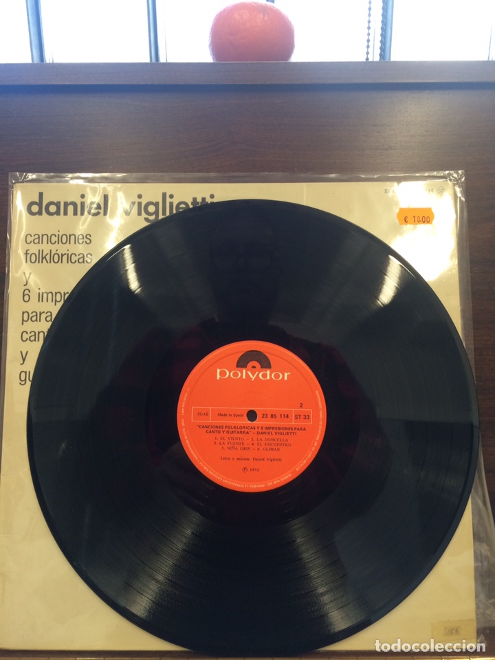 Discos de vinilo: DANIEL VIGLIETTI. Canciones Folkl&oacute;ricas. - Foto 4