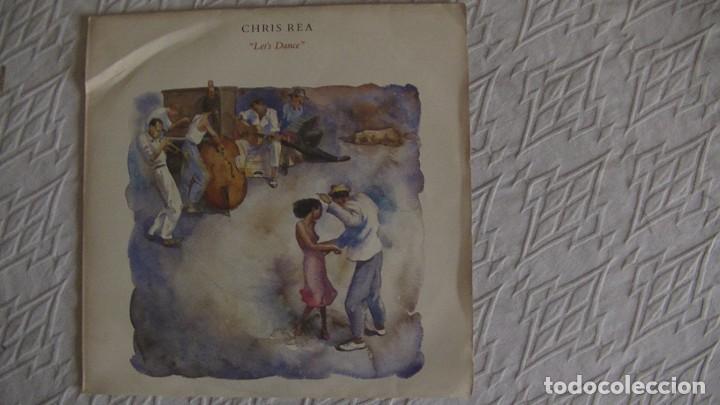 Discos de vinilo: SG CHRIS REA - LETS DANCE. Sg MAGNET 1987 - Foto 1