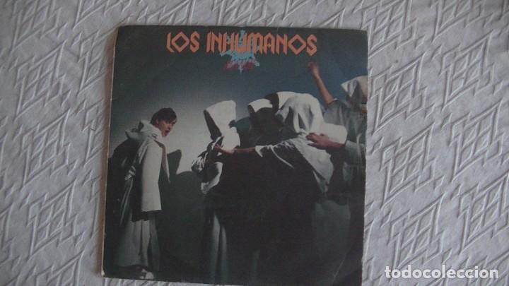 Discos de vinilo: SG Los Inhumanos - Manu&eacute; / Subidubi - Single CBS 1985 - Foto 1