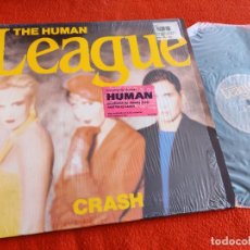 Discos de vinilo: THE HUMAN LEAGUE CRASH LP 1986 VIRGIN GATEFOLD CANADA EXCELENTE ESTADO