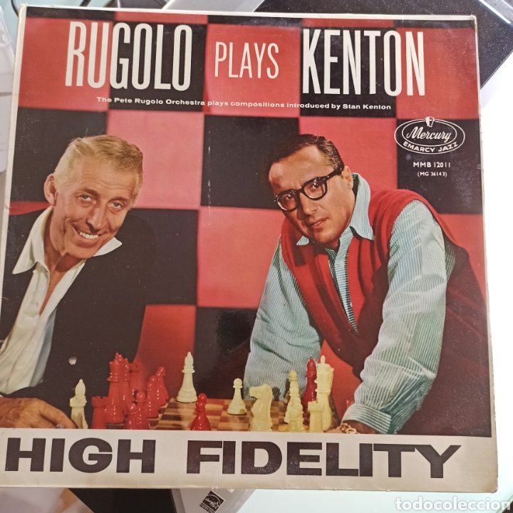 Disques de vinyle: The Pete Rugolo Orchestra - Rugolo Plays Kenton (Mercury, UK, 1959)
