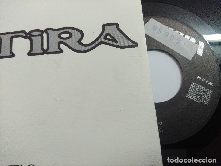 Discos de vinilo: SATIRA/SI ESTAS ALLI/SINGLE. - Foto 2
