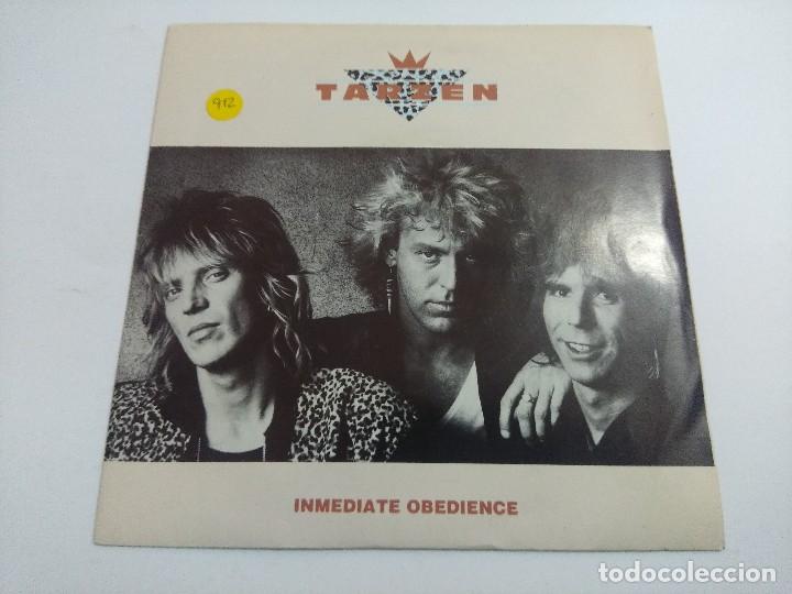 Discos de vinilo: TARZEN/INMEDIATE OBEDIENCE/SINGLE. - Foto 1