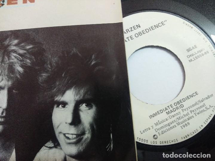 Discos de vinilo: TARZEN/INMEDIATE OBEDIENCE/SINGLE. - Foto 2