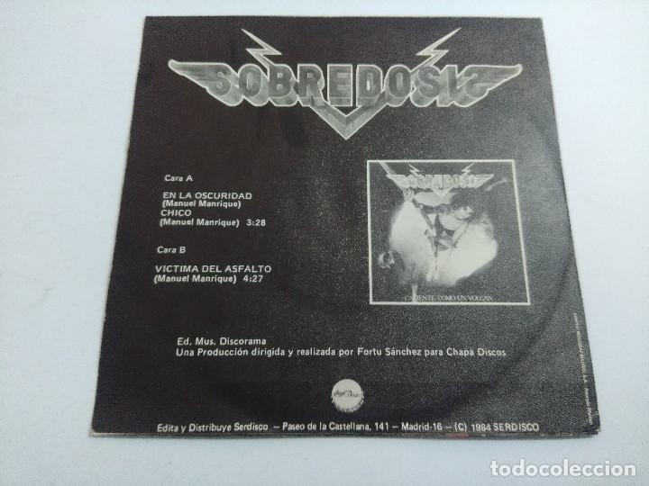 Discos de vinilo: SOBREDOSIS/CHICO/SINGLE. - Foto 3