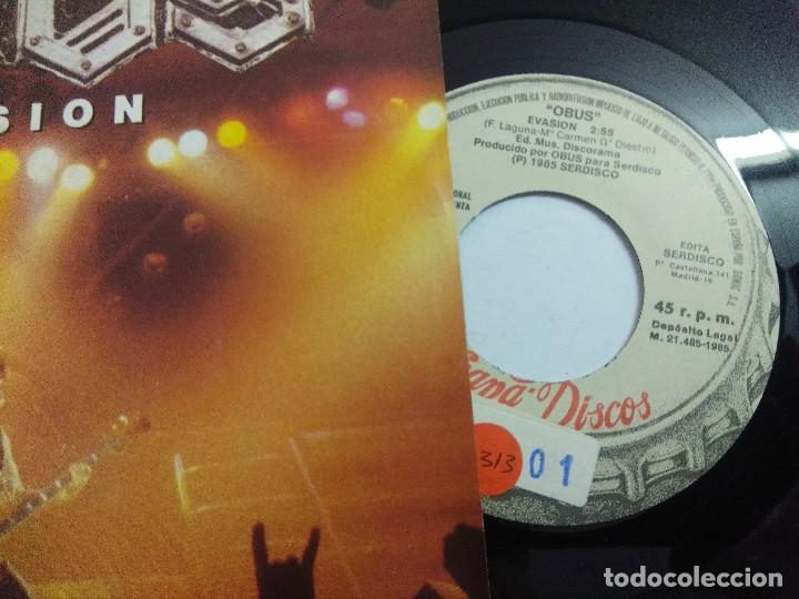 Discos de vinilo: OBUS/EVASION/SINGLE PROMOCIONAL. - Foto 2