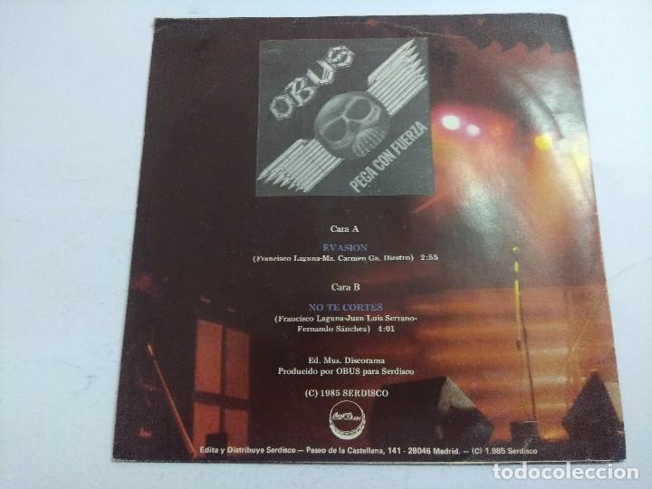 Discos de vinilo: OBUS/EVASION/SINGLE PROMOCIONAL. - Foto 3