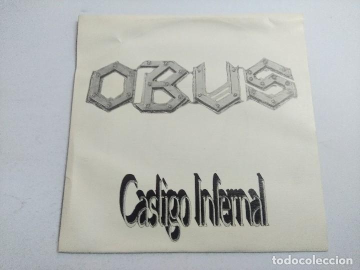 Discos de vinilo: OBUS/CASTIGO INFERNAL/SINGLE + HOJA PROMO. - Foto 1
