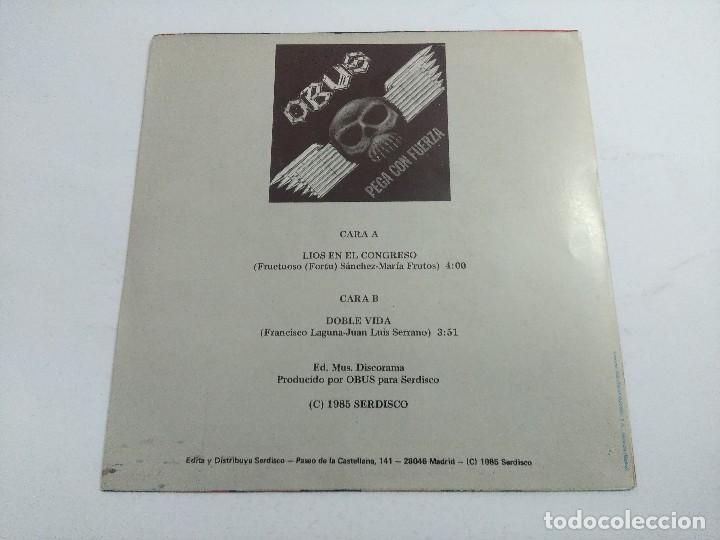 Discos de vinilo: OBUS/LIOS EN EL CONGRESO/SINGLE. - Foto 3