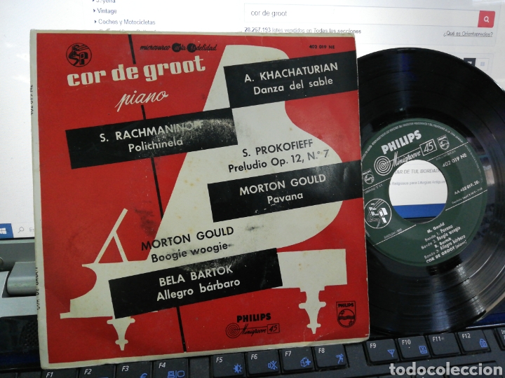 Discos de vinilo: Cor de groot ep Espa&ntilde;a 1958 - Foto 1