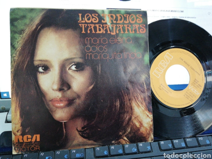 Discos de vinilo: Los indios tabajaras single Maria Elena Espa&ntilde;a 1974 - Foto 1