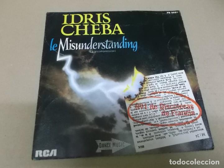 Discos de vinilo: IDRIS CHEBA (SN) LE MISUNDERSTANDING A&Ntilde;O 1982 - Foto 1