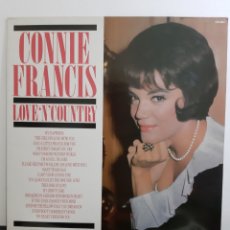 Discos de vinilo: CONNIE FRANCIS. LOVE 'N' COUNTRY. UK. 1968.. Lote 253337280