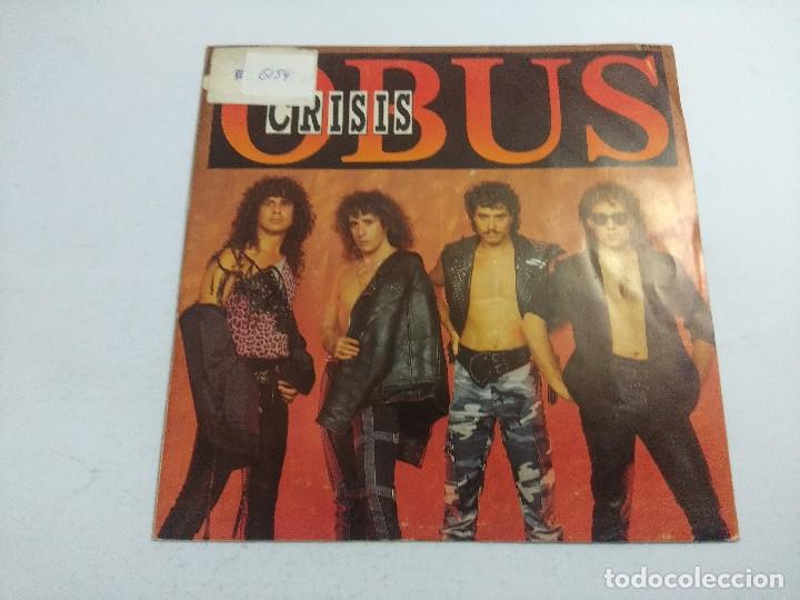 Discos de vinilo: OBUS/CRISIS/SINGLE PROMOCIONAL. - Foto 1