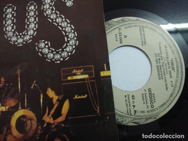 Discos de vinilo: OBUS/VA A ESTALLAR EL OBUS/SINGLE PROMOCIONAL. - Foto 2
