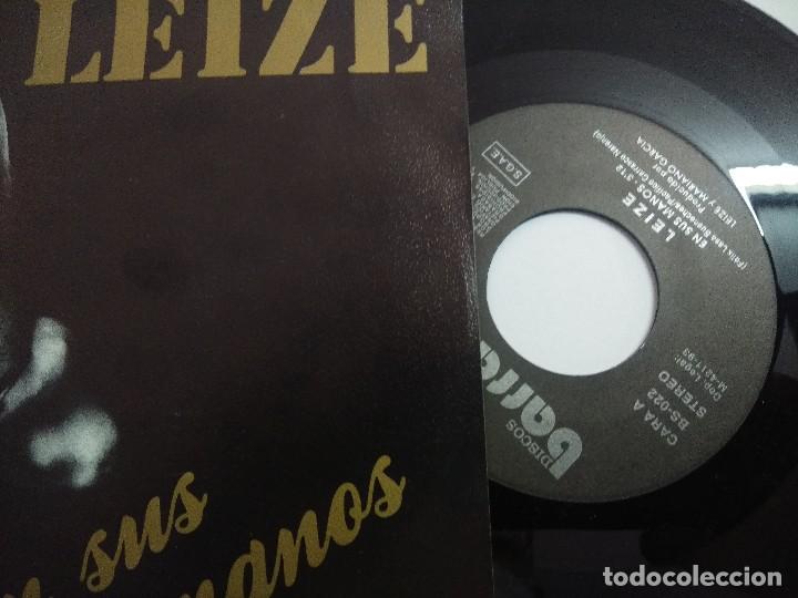 Discos de vinilo: LEIZE/EN SUS MANOS/SINGLE. - Foto 2
