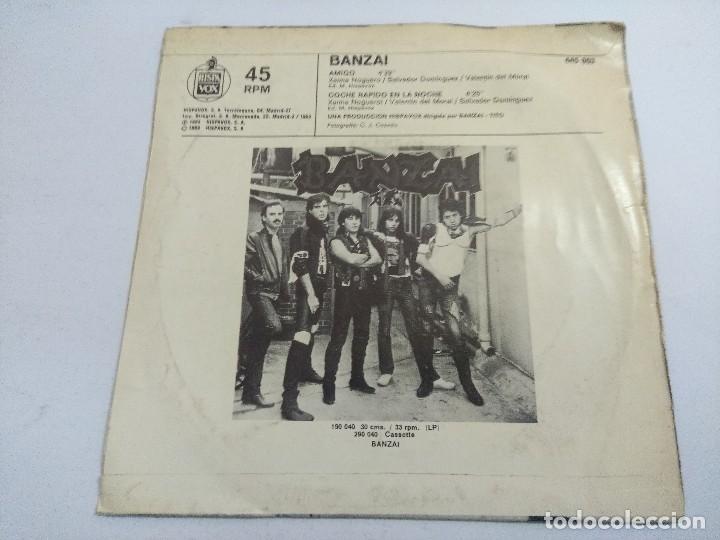 Discos de vinilo: BANZAI/AMIGO/SINGLE. - Foto 3