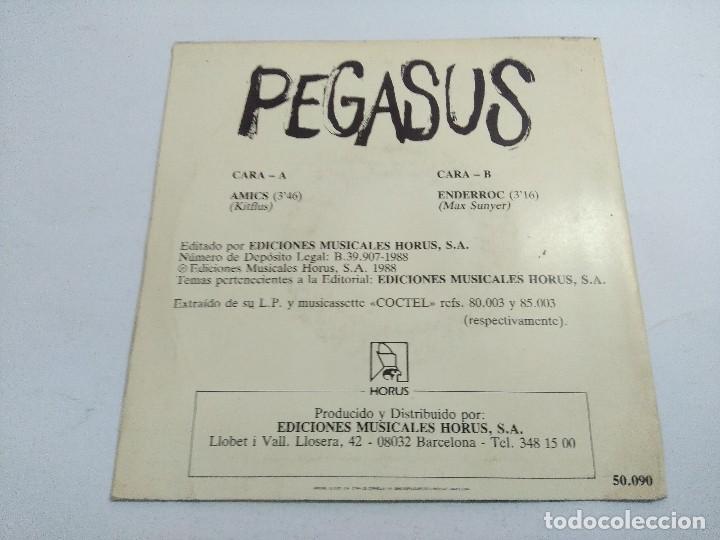 Discos de vinilo: PEGASUS/AMICS-ENDERROC/SINGLE. - Foto 3