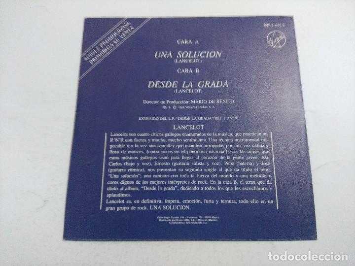 Discos de vinilo: LANCELOT/UNA SOLUCION/SINGLE PROMOCIONAL. - Foto 3