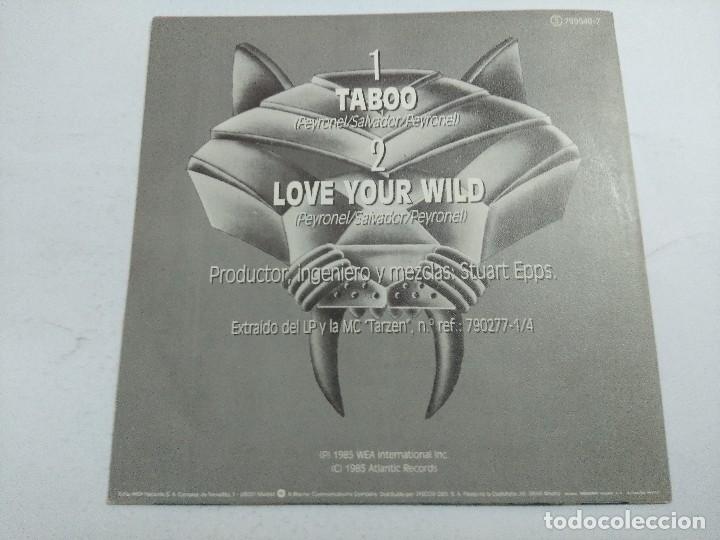 Discos de vinilo: TARZEN/TABOO/SINGLE PROMOCIONAL. - Foto 3