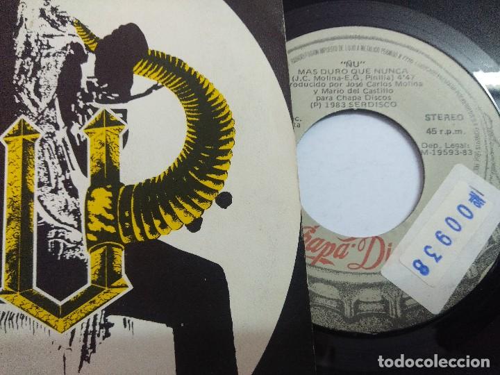 Discos de vinilo: &Ntilde;U/MAS DURO QUE NUNCA/SINGLE PROMOCIONAL. - Foto 2