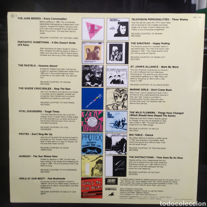 Discos de vinilo: Seeds I : Pop LP 1987 - Foto 2