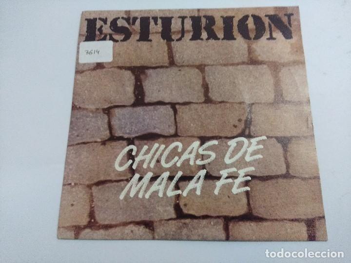 Discos de vinilo: ESTURION/CHICAS DE MALA FE/SINGLE PROMOCIONAL. - Foto 1