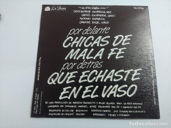 Discos de vinilo: ESTURION/CHICAS DE MALA FE/SINGLE PROMOCIONAL. - Foto 3