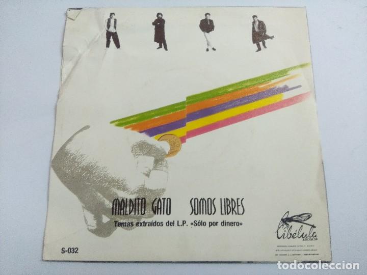 Discos de vinilo: ASFALTO/MALDITO GATO/SINGLE. - Foto 3