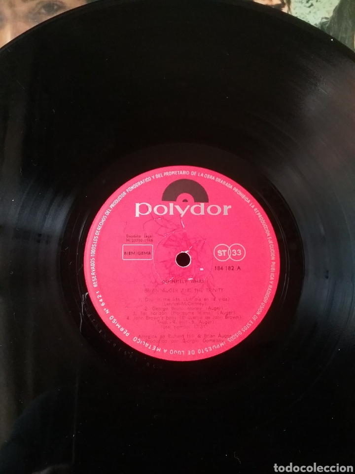 Discos de vinilo: Brian Auger & The Trinity 1969 Polydor Spain - Foto 3