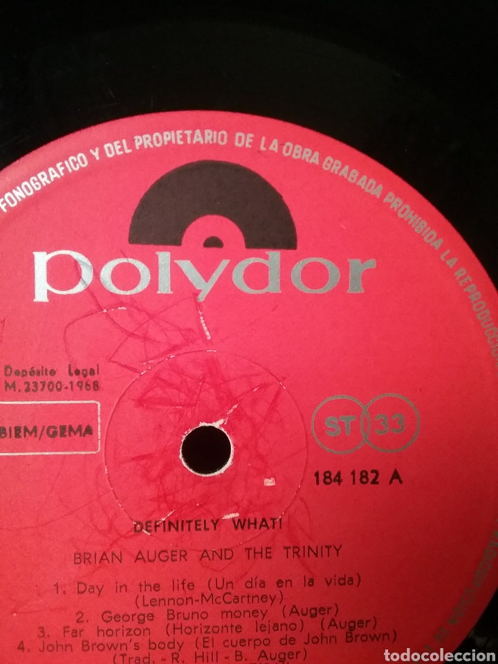 Discos de vinilo: Brian Auger & The Trinity 1969 Polydor Spain - Foto 4