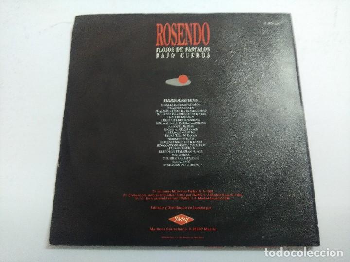Discos de vinilo: ROSENDO/FLOJOS DE PANTALON/SINGLE. - Foto 3