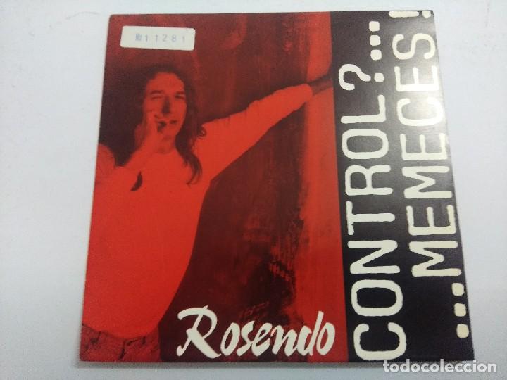 Discos de vinilo: ROSENDO/CONTROL-MEMECES/SINGLE PROMOCIONAL. - Foto 1