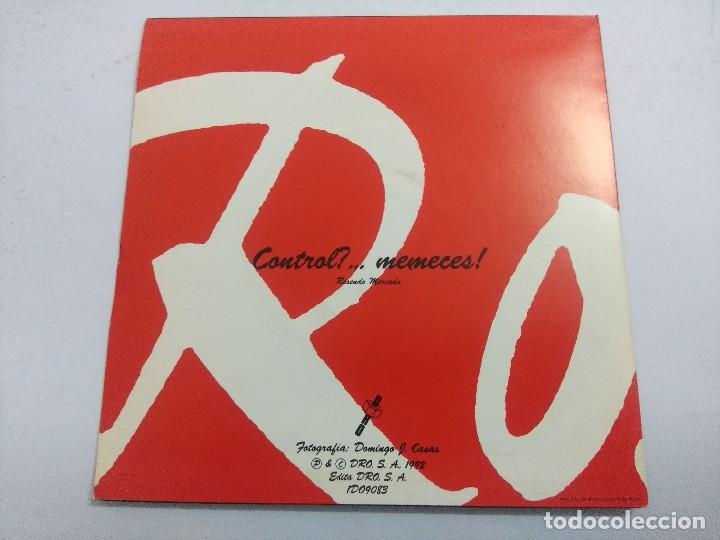 Discos de vinilo: ROSENDO/CONTROL-MEMECES/SINGLE PROMOCIONAL. - Foto 3