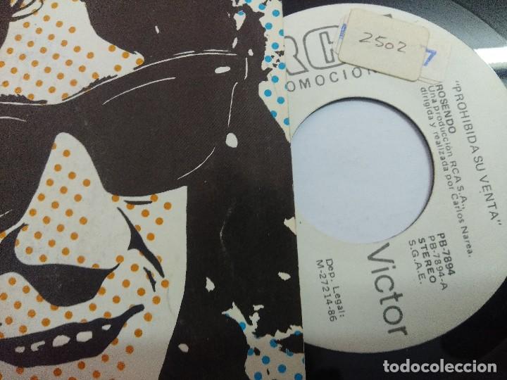 Discos de vinilo: ROSENDO/CARA A CARA/SINGLE PROMOCIONAL. - Foto 2