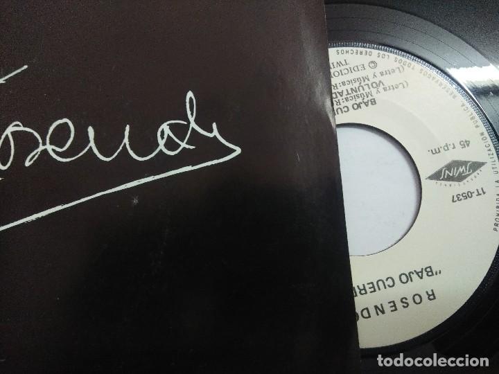 Discos de vinilo: ROSENDO/BAJO CUERDA/SINGLE. - Foto 2