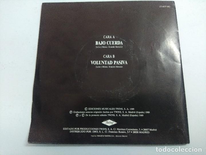 Discos de vinilo: ROSENDO/BAJO CUERDA/SINGLE. - Foto 3