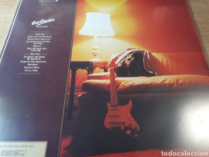 Discos de vinilo: ERIC CLAPTON BACKLESS - Foto 2