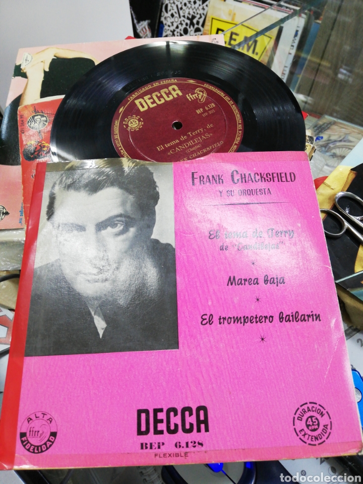 Discos de vinilo: Frank chacksfield ep el tema de Jerry de candilejas + 2 - Foto 1