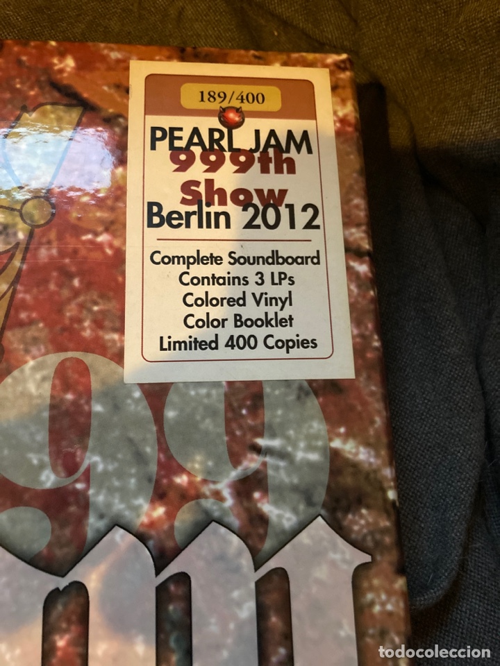 Discos de vinilo: Pearl jam Berl&iacute;n 2012 box - Foto 2