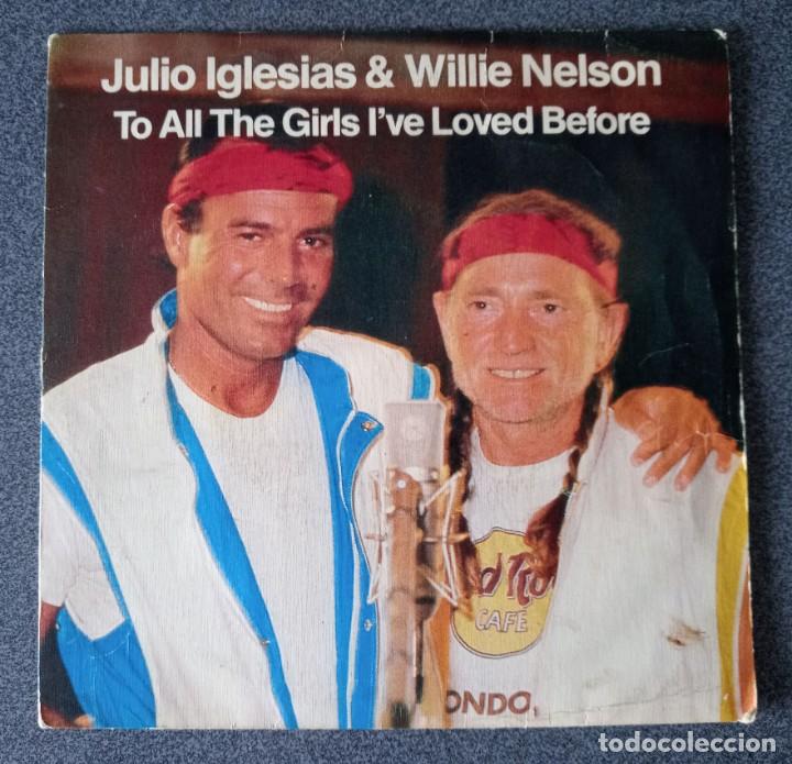 Discos de vinilo: Vinilo Ep Julio Iglesias & Willie Nelson - Foto 1