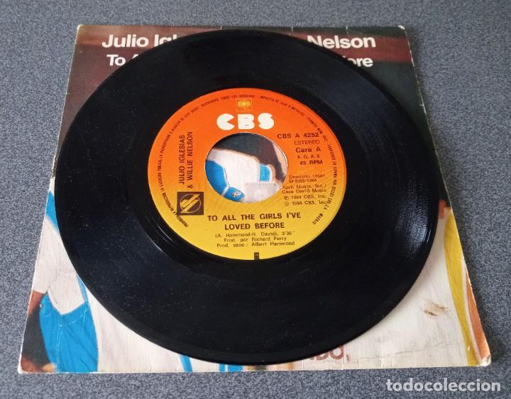Discos de vinilo: Vinilo Ep Julio Iglesias & Willie Nelson - Foto 2