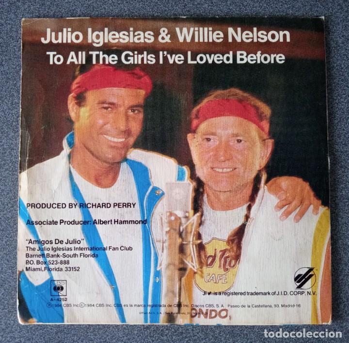 Discos de vinilo: Vinilo Ep Julio Iglesias & Willie Nelson - Foto 3