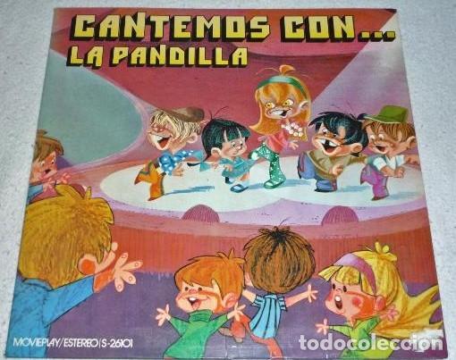 Discos de vinilo: LP Disco Vinilo . LA PANDILLA - Cantemos con... . Infantil - Foto 1