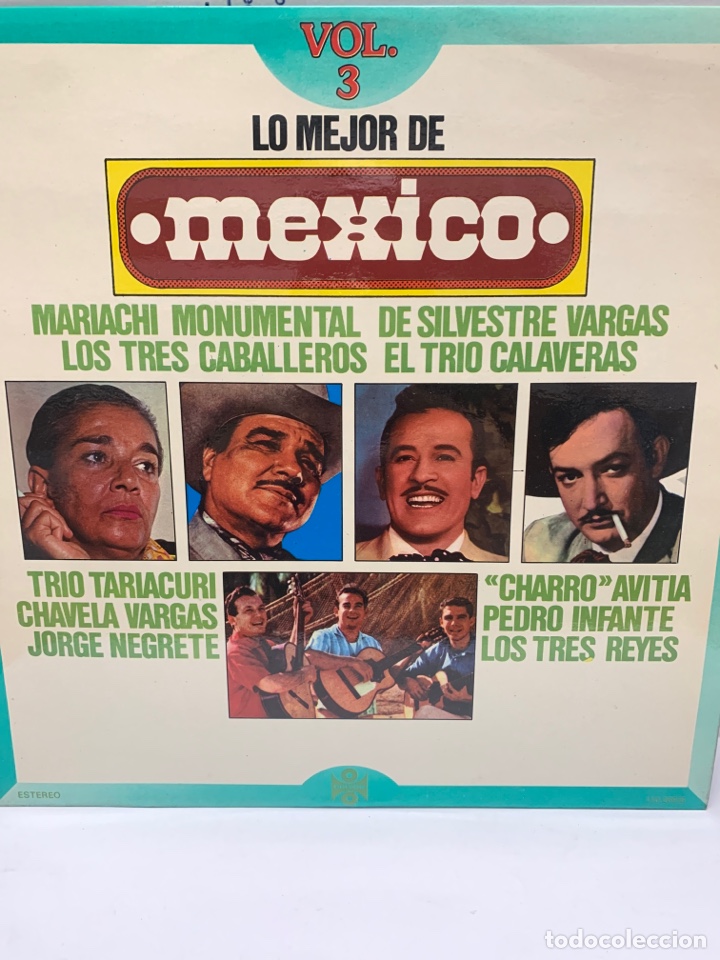 Vinyl-Schallplatten: VIN1069 lo mejor de M&eacute;xico vol 3 VINILO SEGUNDA MANO